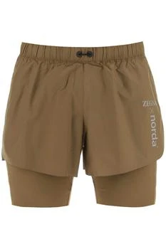 推荐Zegna running techno shorts商品