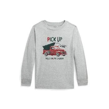 Ralph Lauren | Toddler and Little Boys Long-Sleeve Graphic T-shirt,商家Macy's,价格¥142