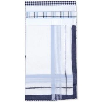 Men's 5-pk. Combination Blue Patterned Handkerchiefs, Created for Macy's
