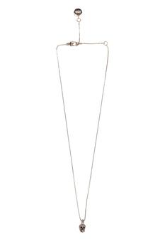 Alexander McQueen | Alexander McQueen Pave Skull Pendant Necklace商品图片,6.7折
