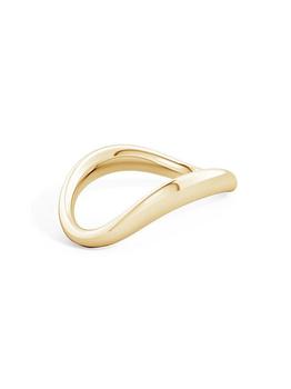 商品Natori | Shangri-La: Brushstroke 14K Gold Stacking Ring,商家Saks Fifth Avenue,价格¥4351图片