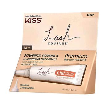 商品Kiss Lash Couture Clear Adhesive Premium Strip Lash, 0.24 oz图片