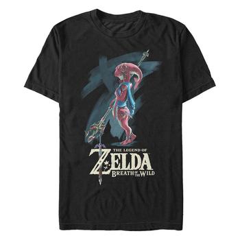 Nintendo | Nintendo Men's Legend of Zelda Mipha Paint Short Sleeve T-Shirt商品图片,独家减免邮费