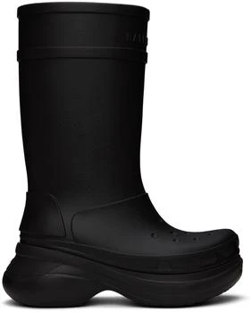 Balenciaga | Black Crocs Edition Boots 