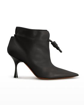 罗意威鞋推荐, Loewe | Flamenco Knot Lambskin Ankle Booties商品图片 