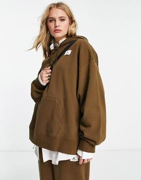 Jordan | Jordan Flight fleece hoodie in light olive商品图片,$625以内享8折