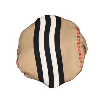 商品Burberry Icon Striped Silk-twill Chignon Cover图片