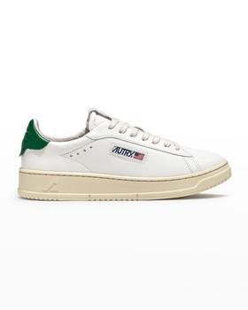 Autry | Dallas Low-Top Bicolor Leather Sneakers商品图片,