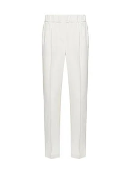 Brunello Cucinelli | Brunello Cucinelli Elastic Waist Cropped Trousers 8.6折