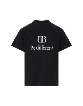 Balenciaga | BALENCIAGA BB Be Different Large Fit T-Shirt In商品图片,7.4折