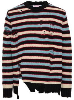 Charles Jeffrey Loverboy, Charles Jeffrey Loverboy | Striped Wool & Nylon Knit Sweater商品图片 额外8.5折, 额外八五折