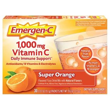 Emergen-C | VC泡腾片 提升免疫 维生素C和抗氧  化剂,商家Walgreens,价格¥139