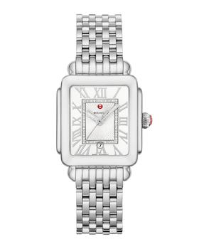 推荐Deco Madison Mid Diamond-Dial Watch, Silver/White商品