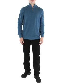 Club Room | Mens Cotton 1/4 Zip Pullover Sweater 3.8折起