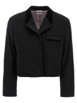 商品Thom Browne | Chesterfield Coats, Trench Coats Black,商家Wanan Luxury,价格¥18965图片