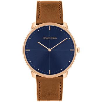 手表女ck, Calvin Klein | Unisex Brown Leather Strap Watch, 40mm商品图片 