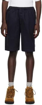 STUSSY | Navy Brushed Shorts 3.5折, 独家减免邮费