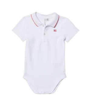 Janie and Jack | Flag Polo Bodysuit (Infant) 