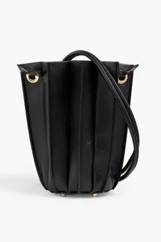 推荐Plissé Mini XS leather bucket bag商品