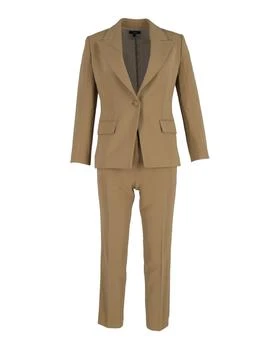 [二手商品] Theory | Theory Blazer and Trousers Suit Set in Beige Cotton,商家Premium Outlets,价格¥2029