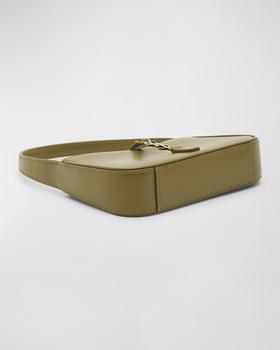 【関税&送料込】Saint Laurent Bottle Green Leather Mini Le 5 Saint Laurent Le 5 A 7 Mini YSL Shoulder Bag in Smooth