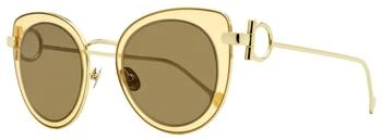 Salvatore Ferragamo | Salvatore Ferragamo Women's Oval Sunglasses SF182S 230 Gold/Opal 50mm 2.1折, 独家减免邮费