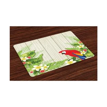 Ambesonne | Parrot Place Mats, Set of 4,商家Macy's,价格¥479