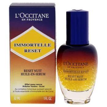 推荐Immortelle Reset Overnight Reset Oil-In Serum by LOccitane for Women - 1 oz Serum商品