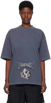 We11done | Navy Vintage Monster T-Shirt 独家减免邮费