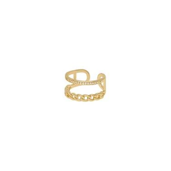 Ettika Jewelry | Wanderer Crystal and Gold - Tone Ring,商家Macy's,价格¥298