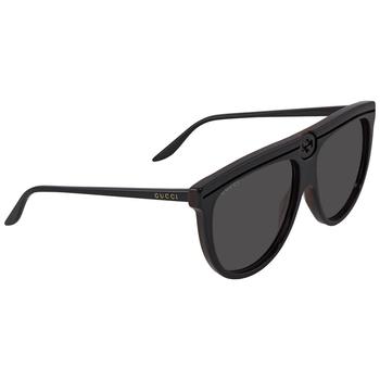 Gucci Grey Browline Ladies Sunglasses GG0732S 001 61,价格$159.99
