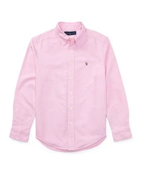推荐Boy's Cotton Oxford Sport Shirt, Size S-XL商品