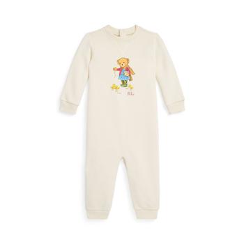 ralph lauren bear, Ralph Lauren | Baby Girls Polo Bear Fleece Coverall商品图片 