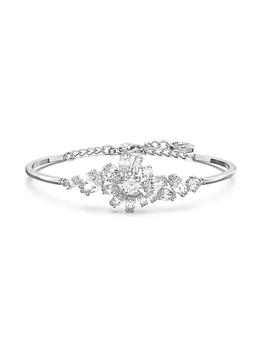 施华洛世奇手镯好用吗, Swarovski | Gema Rhodium-Plated & Crystal Bangle商品图片 