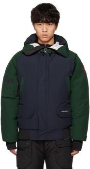 商品Canada Goose | 海军蓝 & 绿色 Chilliwack 羽绒夹克,商家SSENSE CN,价格¥9087图片