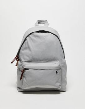 推荐Polo Ralph Lauren backpack in grey with logo商品