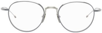 thom browne眼镜, Thom Browne | 银色 TB119 眼镜商品图片 