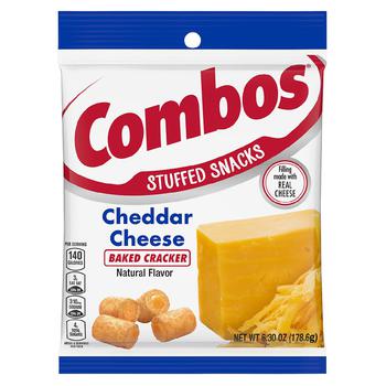 商品Cheddar Cheese Cracker Baked Snacks Bag,商家Walgreens,价格¥28图片