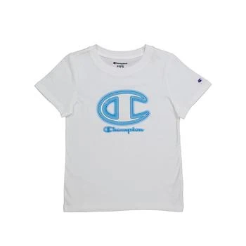 CHAMPION | Big Girls Classic Short Sleeve T-shirt,商家Macy's,价格¥56