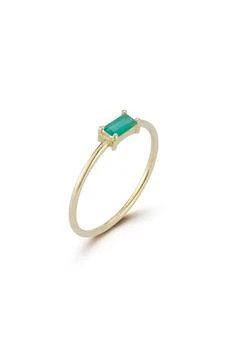 Ember Fine Jewelry | 14K Gold & London Blue Topaz Band Ring,商家Nordstrom Rack,价格¥1491