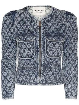 商品MARANT ETOILE | Deliona Cotton Denim Jacket,商家LUISAVIAROMA,价格¥5097图片