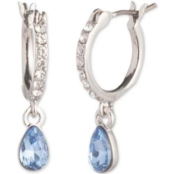 Givenchy | Crystal Huggie Hoop Small Drop Earrings,商家Macy's,价格¥261