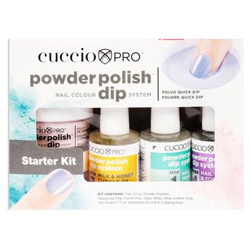 商品Pro Powder Polish Dip System Kit - Starter by Cuccio Colour for Women - 13 Pc 5 x 14ml Powder Polish, 14ml Cuticle Oil, 5 x 14g Dipping Powder, 3 Trays图片