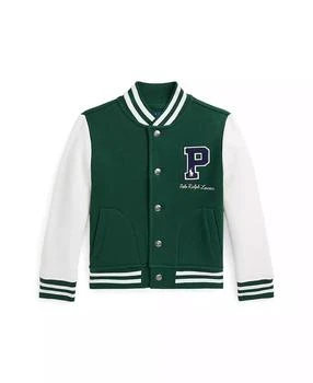 Ralph Lauren | Toddler and Little BoysFleece Letterman Baseball Jacket,商家Macy's,价格¥507