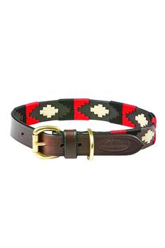 商品Weatherbeeta | Weatherbeeta Polo Leather Dog Collar (Cowdray Brown/Black/Red/White) (M),商家Verishop,价格¥196图片