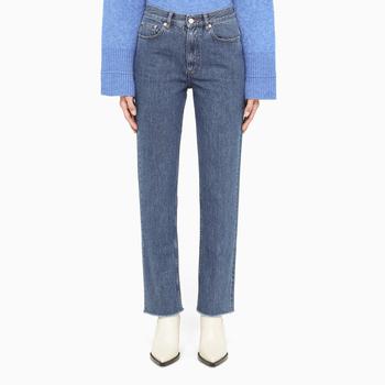 推荐Blue regular jeans商品