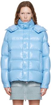 推荐蓝色 Moncler Maya 70 羽绒夹克商品