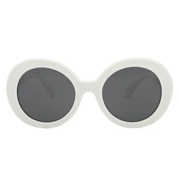 Miu Miu | Dark Grey Round Ladies Sunglasses MU 11YS 1425S0 55 2.7折, 满$200减$10, 独家减免邮费, 满减