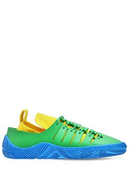 bottega veneta鞋马丁靴, Bottega Veneta | Tech Knit & Rubber Low Sneakers商品图片 