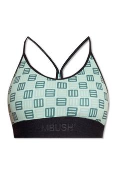 商品Ambush | Ambush Monogram-Print Cropped Bra Top,商家Cettire,价格¥955图片